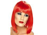 Wig Neon Red Glam
