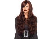 Adult Long Brown Wavy Sexy Wig