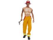 Fiery Firefighter Men s Costume