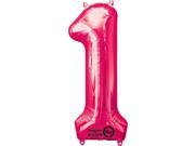 Pink Mylar 1 Balloon each Party Supplies