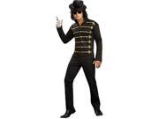 Men s Black Military Jacket Michael Jackson Costume