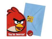 Angry Birds Invitations 8 Count