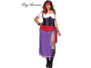 Sexy Plus Traveling Gypsy Costume Womens