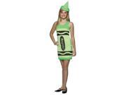 Screamin Green Crayola Crayon Teen Costume