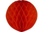 Red Honeycomb Tissue Ball Each Party Supplies