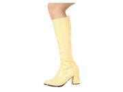 Patent Leather Yellow Go Go Boots