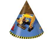 Construction Hats 8 pack Party Supplies