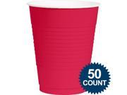 Hot Pink Plastic 16oz. Cup 50 Pack Party Supplies
