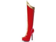 Super Hero Red Thigh High Women s Boots
