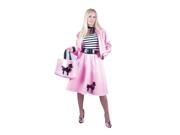 Adult Plus Pink Poodle Costume dress