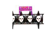 Gothic Fence with Skulls