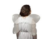 Silver White Angel Wings