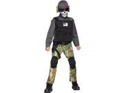 Skull Soldier Costume for Kids