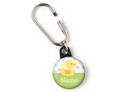 Duckie Dots Personalized 1 Carabiner Each