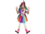 Crazy Color Clown Costume for Kids