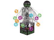 HOLY BLEEP MINI FOIL CENTERPIECE WITH BASE Party Supplies