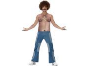 Adult Realistic 70 s Hairy Chest Top Costume