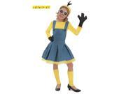 Deluxe Minion Girl Jumper Costume for Kids