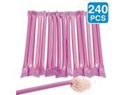 Hot Pink Candy Filled 6 Straws 240 Pack Party Supplies