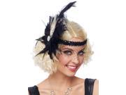 Adult Flapper Deluxe Sexy Headpiece
