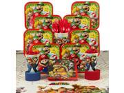 Mario Birthday Party Deluxe Tableware Kit Party Supplies