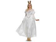 Alice Through the Looking Glass White Queen Deluxe Adult Costume Medium 8 10