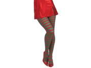 Red Green Christmas Stockings Costume Accessory One Size