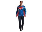 Adult Batman V Superman Dawn of Justice Superman Muscle Chest Top Costume