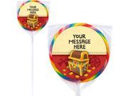 Pirate Friends Personalized Lollipops 12 Pack