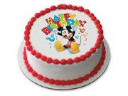 Mickey Mouse Birthday 7.5 Round Edible Cake Topper Each