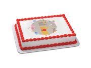 Winnie the Pooh 1st Birthday Quarter Sheet Edible Cake Topper Each