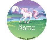 Unicorn Personalized Mini Stickers Sheet of 20