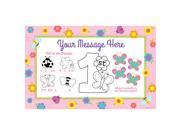 Butterfly 1st Birthday Personalized Activity Mat Each