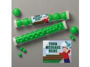 Mine Blocks Personalized Candy Tubes 12 Count