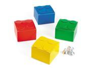 Color Brick Party Favor Boxes 12 Count