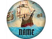 Pirate Map Personalized Mini Magnet Each
