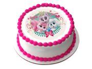 Palace Pets Royal Cuteness 7.5 Round Edible Cake Topper Each