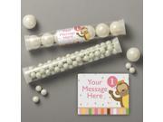 Baby Animals 1St Birthday Girl Personalized Candy Tubes 12 Count