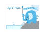 Blue Elephant Personalized Thank You Each