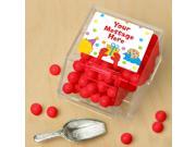 Sesame Friends Personalized Candy Bin with Candy Scoop 10 Count