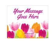 Tulips Personalized Rectangular Stickers Sheet of 15