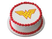 Wonder Woman 7.5 Round Edible Cake Topper Each