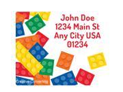 Block Party Personalized Address Labels Sheet of 15