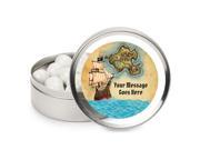 Pirate Map Personalized Mint Tins 12 Pack