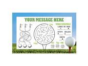 Golf Personalized Activity Mat Each