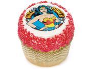 Wonder Woman Girl Power 2 Edible Cupcake Topper 12 Images