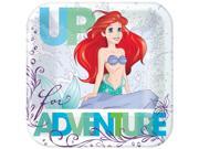 Little Mermaid Cake Plates 8 Count Party Supplies