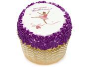 Birthday Ballerina 2 Edible Cupcake Topper 12 Images