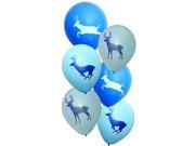 Light Blue Camo Buck 12 Latex Balloons 6 Count