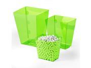 Lime Green Candy Buffet Containers 6 Count